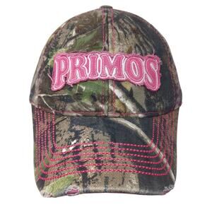 Primos Strapback Hat Multicolor Camo One Size Adjustable Hunting Outdoor